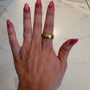 OURA Gen 3 Horizon Gold Band Ring